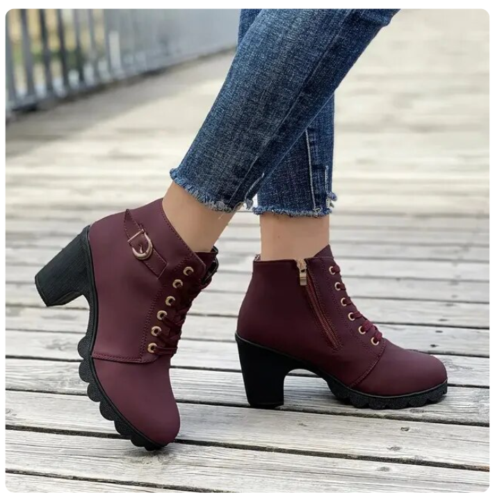 Damen - High Heel Stiefel - Elegant und modern - Stilvolle Schuhe für jeden Anlass, bequem und schick