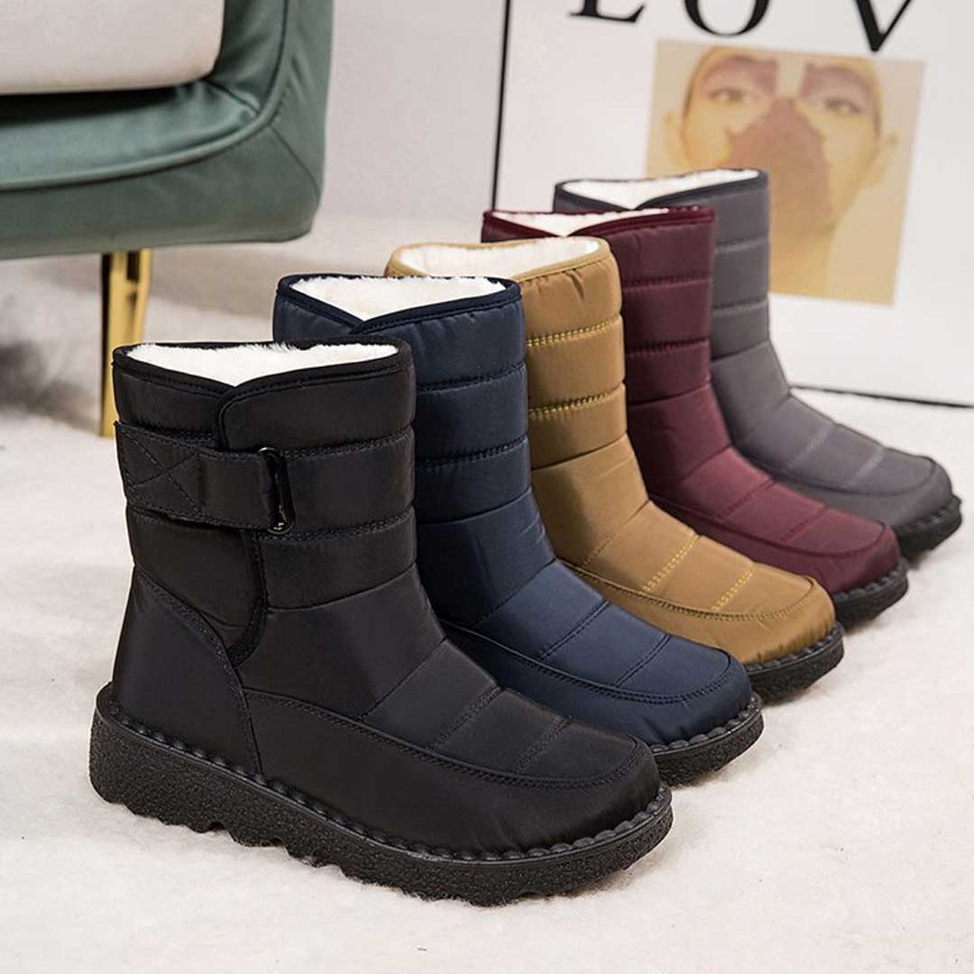 Damen - Schneestiefel - Wasserdicht, rutschfest und warm - Perfekte Winterbegleiter für kalte Tage