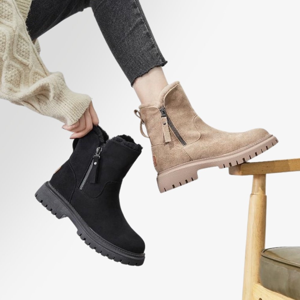 Damen - Stiefel - Warm und bequem - Ideal für kalte Tage und stilvolle Outfits